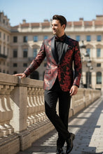 "Fusion" Red Tuxedo Jacket (Separates)