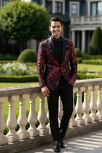"Fusion" Red Tuxedo Jacket (Separates)