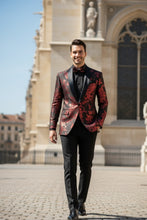 "Fusion" Red Tuxedo Jacket (Separates)