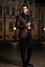"Fusion" Red Tuxedo Jacket (Separates)