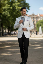 "Fusion" White Tuxedo Jacket (Separates)