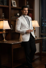 "Fusion" White Tuxedo Jacket (Separates)