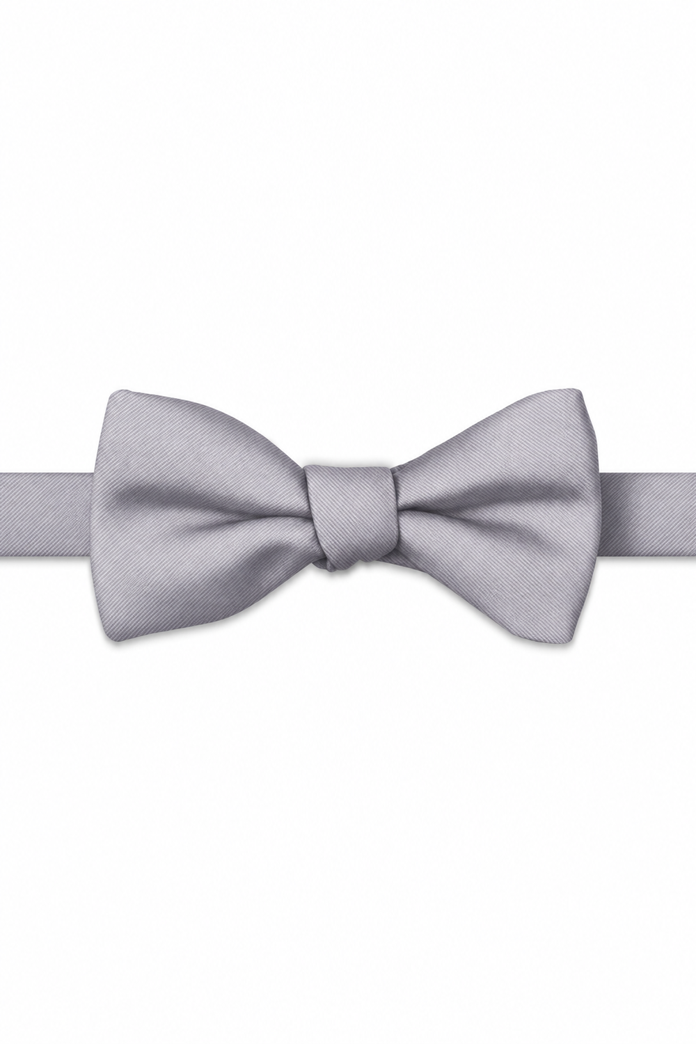 Violetta Modern Solid Bow Tie - pre-tied bow tie, front view