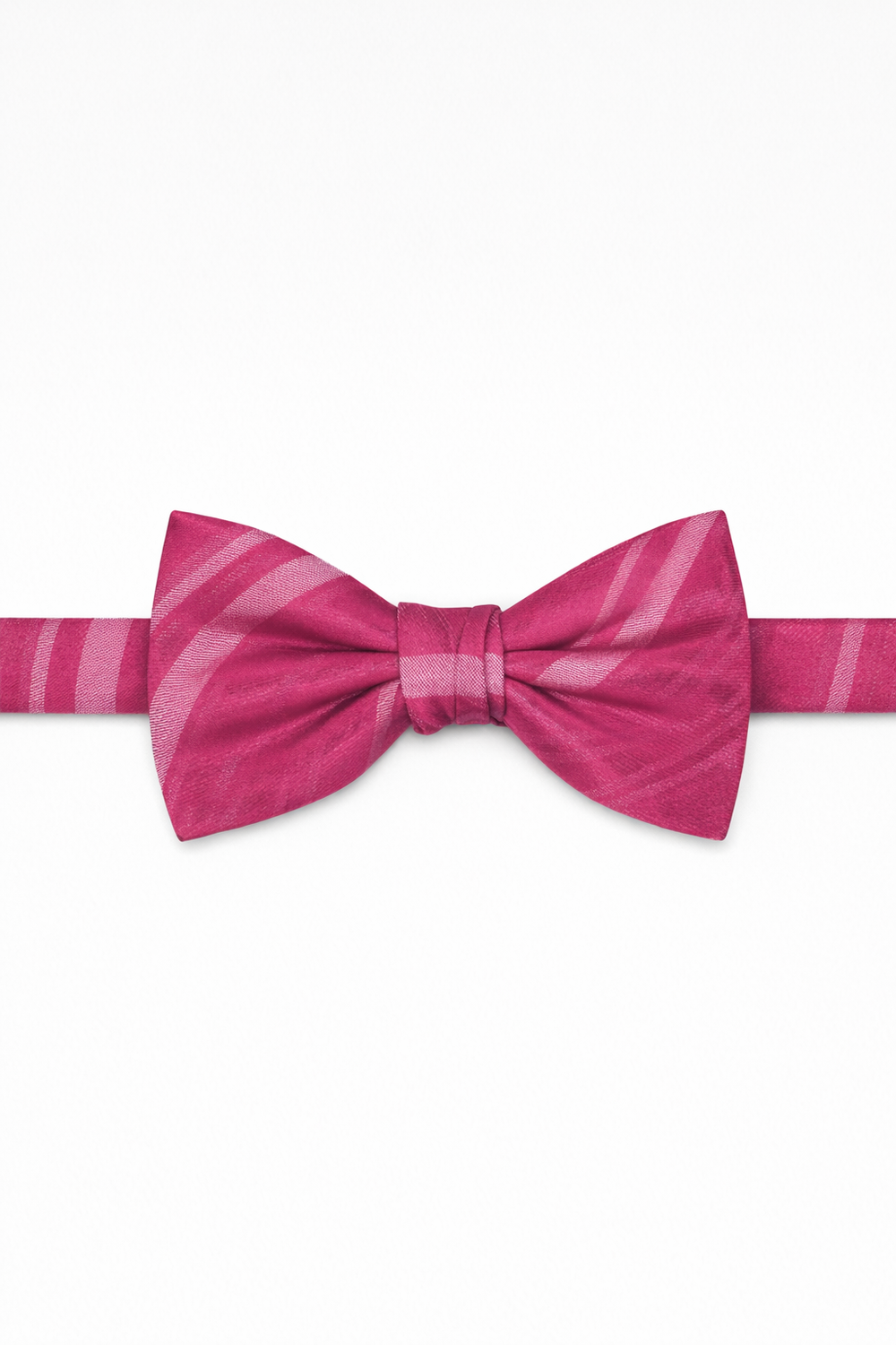 Cardi Pre-Tied Watermelon Striped Satin Bow Tie