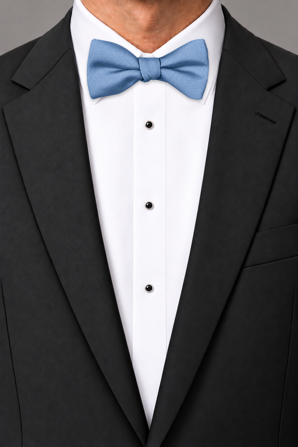 Ted Stanford Wedgewood Modern Solid Bow Tie