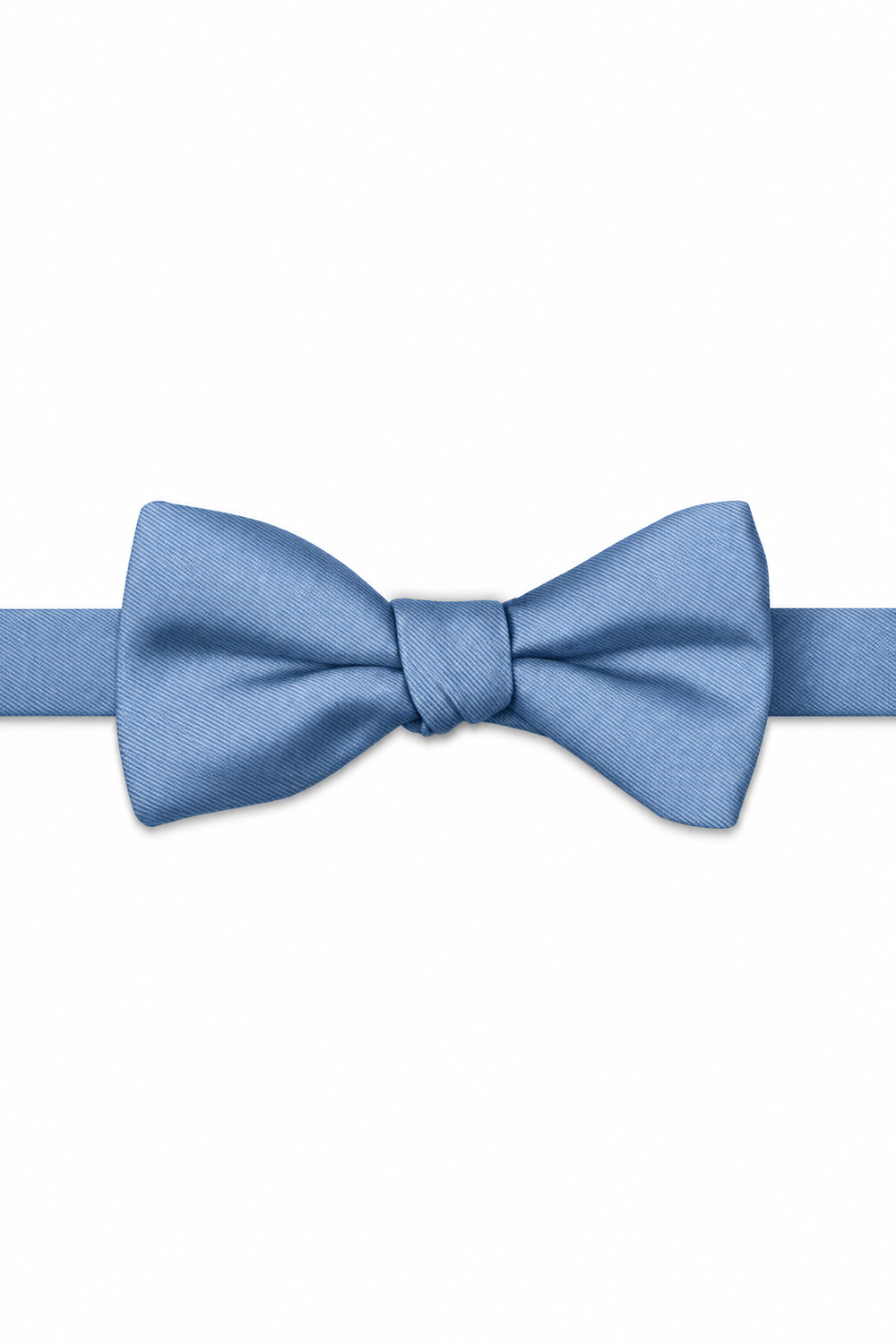 Wedgewood Modern Solid Bow Tie - pre-tied bow tie, front view
