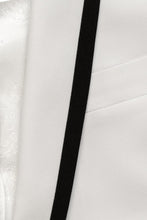 "Xavier" White Tuxedo Jacket