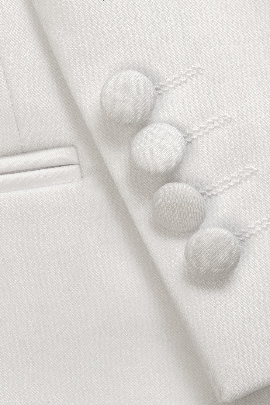 BLACKTIE "Xavier" White Tuxedo Jacket