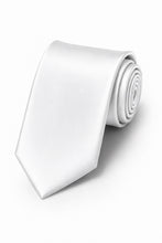 Cardi White Luxury Satin Necktie