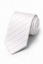 Cardi White Newton Stripe Necktie