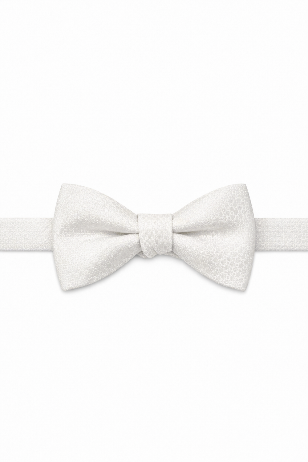 Cardi Pre-Tied White Regal Bow Tie