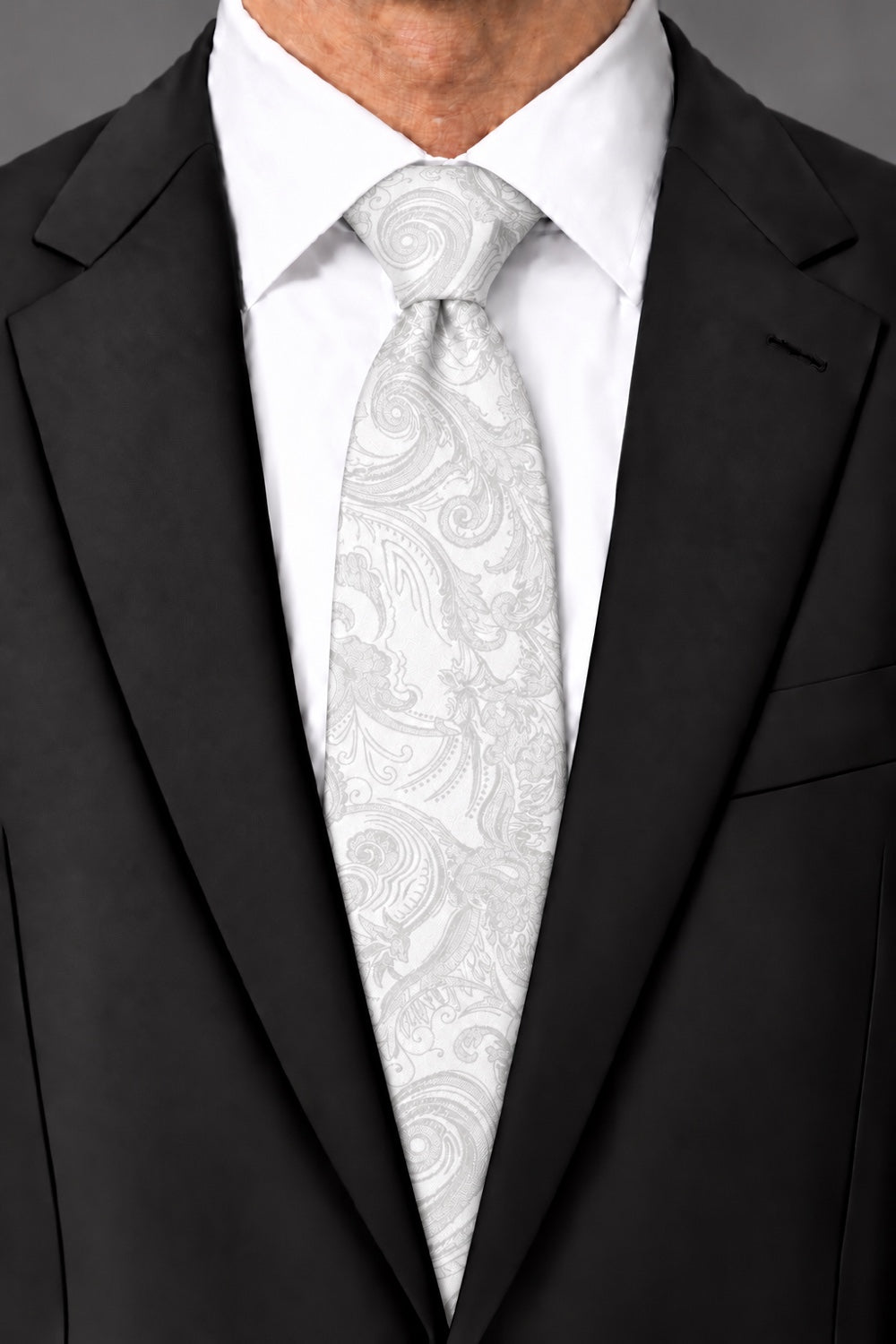 Cardi White Tapestry Necktie