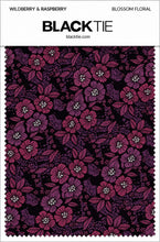 Ted Stanford Wildberry & Raspberry Blossom Floral Necktie