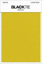 Willow Luxury Satin fabric swatch card
