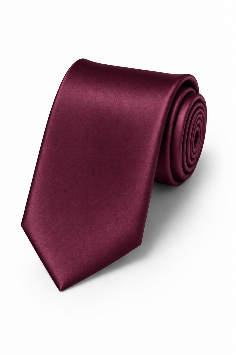 Cardi Wine Luxury Satin Necktie