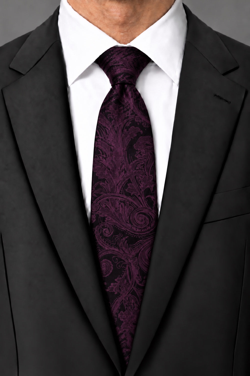 Cardi Wine Tapestry Necktie