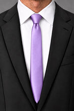 Cardi Wisteria Luxury Satin Skinny Necktie
