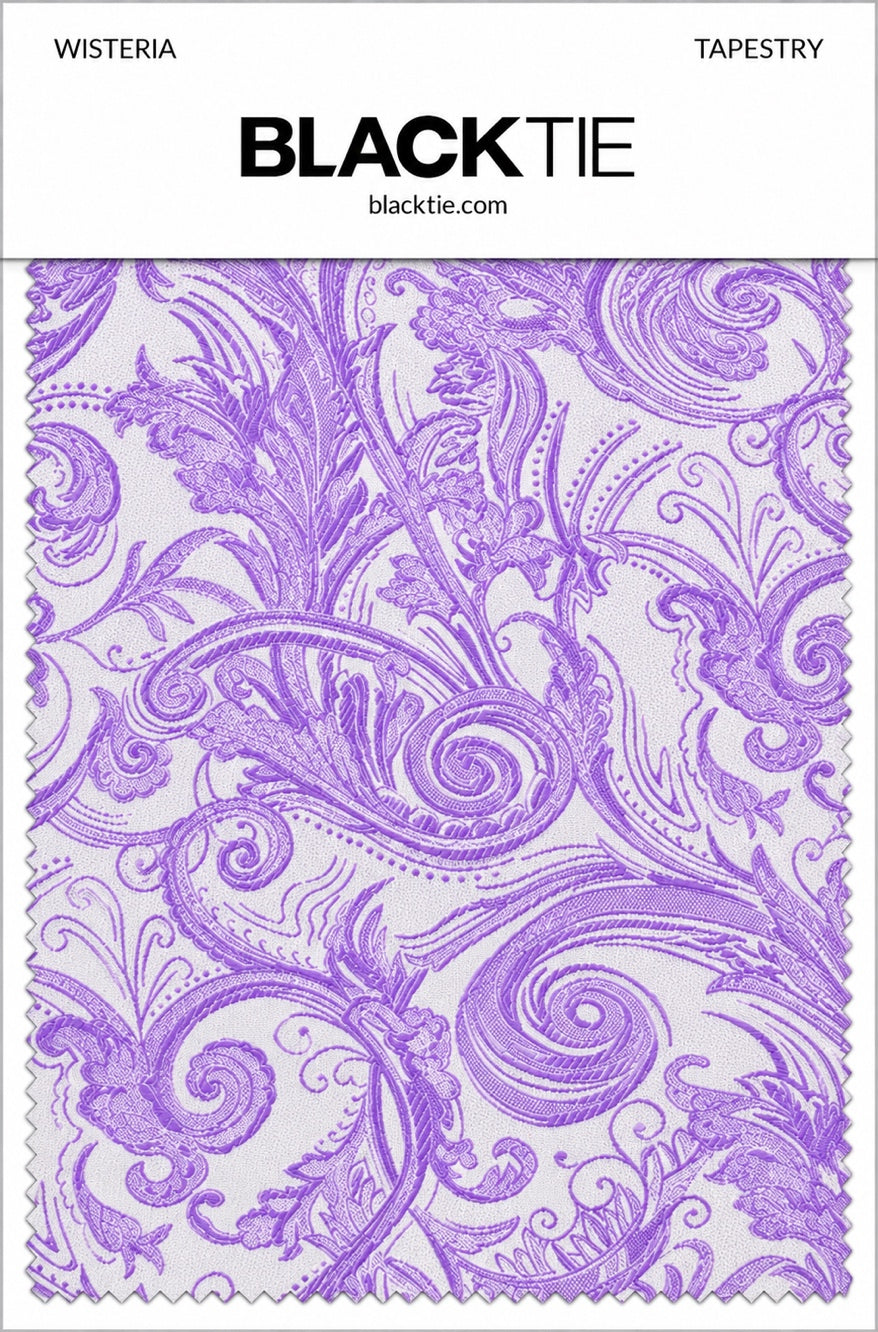 Cardi Wisteria Tapestry Necktie