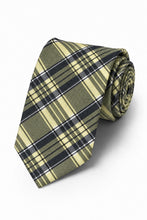 Cardi Yellow Madison Plaid Necktie