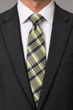 Cardi Yellow Madison Plaid Necktie
