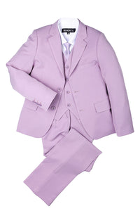 BLACKTIE "Liam" Kids Lavender Suit (5-Piece Set)