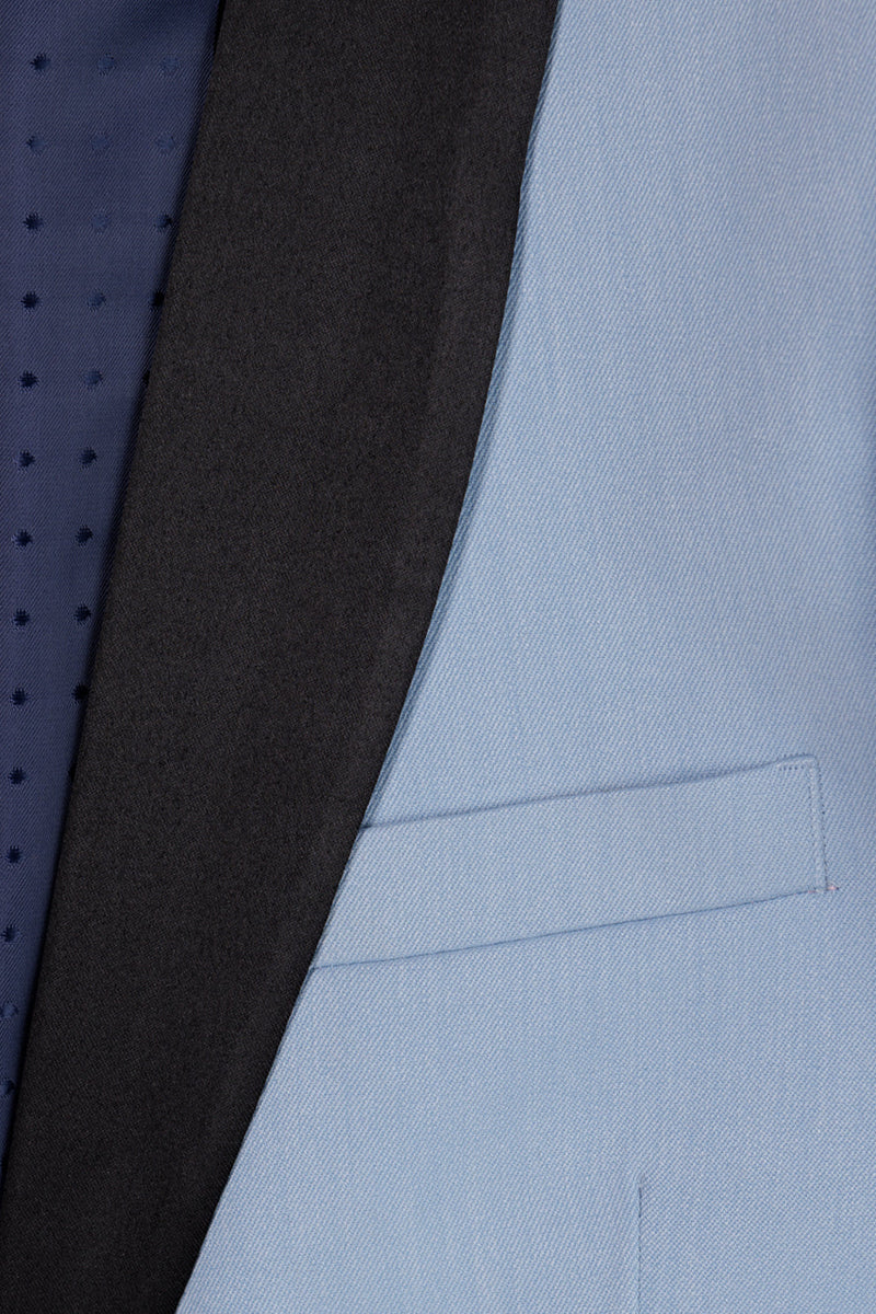 "London" Kids Powder Blue Tuxedo (5Piece Set)