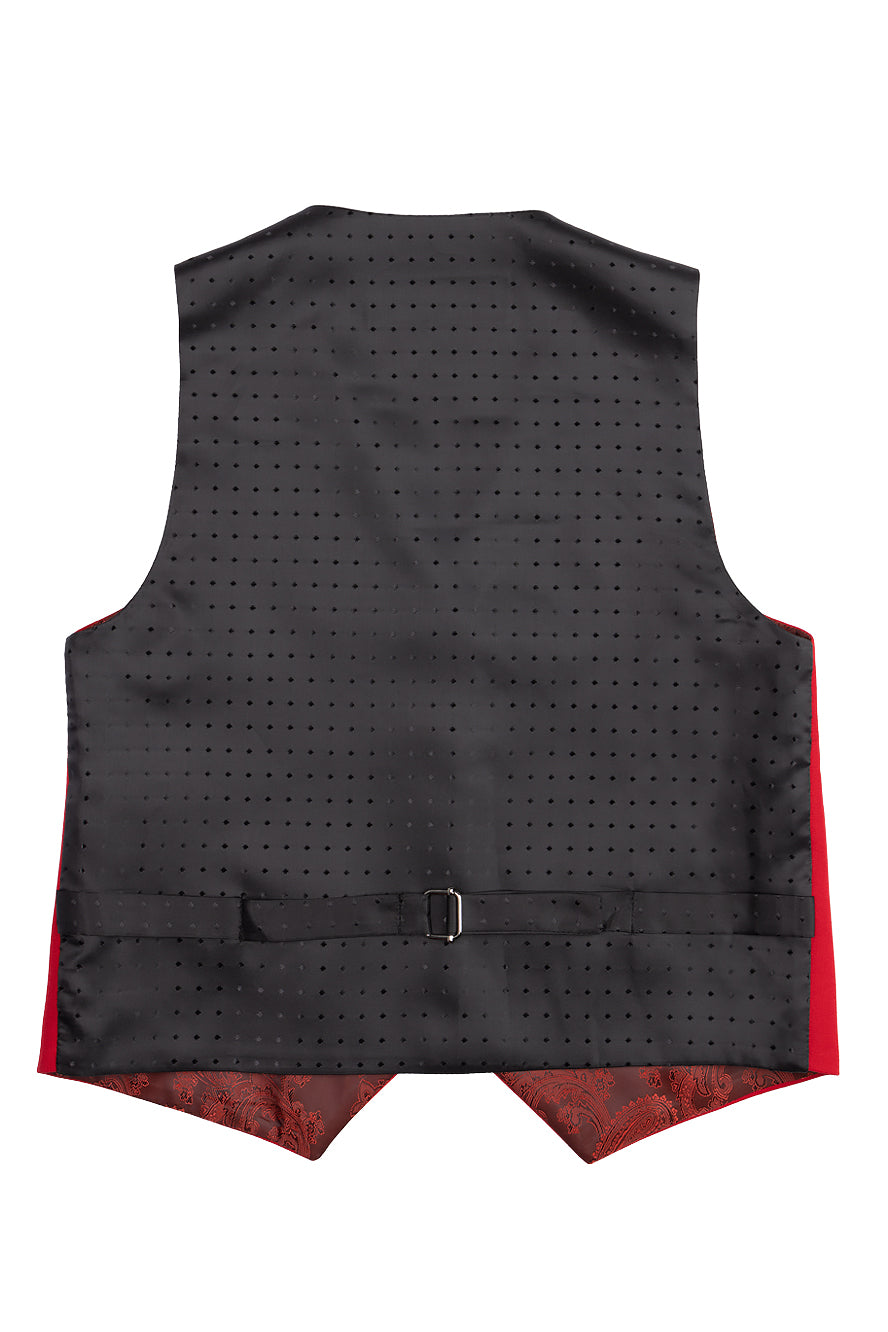 BLACKTIE "Liam" Kids Red Suit (5-Piece Set)