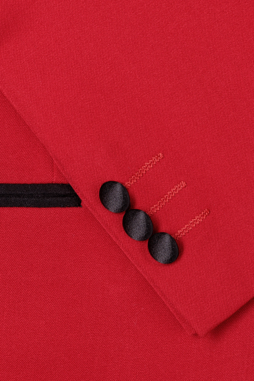 BLACKTIE "London" Kids Red Tuxedo (5-Piece Set)