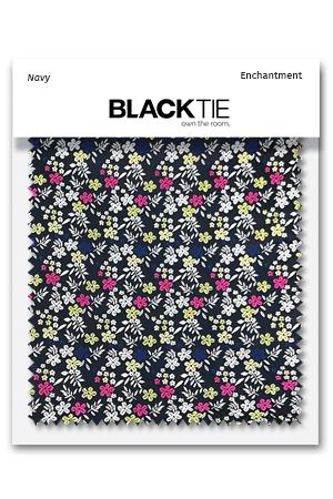 Cardi Navy Enchantment Fabric Swatch