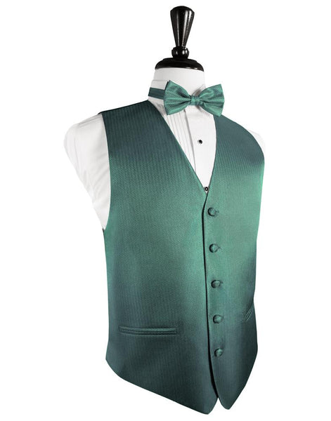 Aqua Herringbone Kids Cummerbund