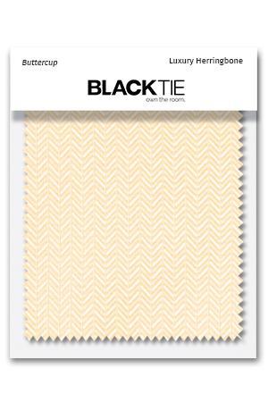Cardi Buttercup Herringbone Fabric Swatch