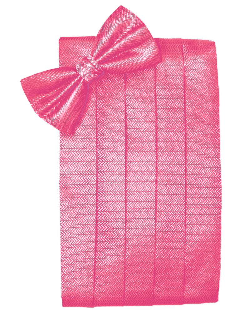 Cardi Bubblegum Herringbone Cummerbund