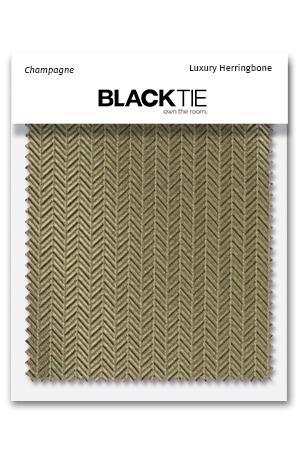 Cardi Champagne Herringbone Fabric Swatch