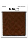 Cardi Cinnamon Herringbone Fabric Swatch