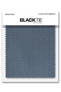 Cardi Desert Blue Herringbone Fabric Swatch