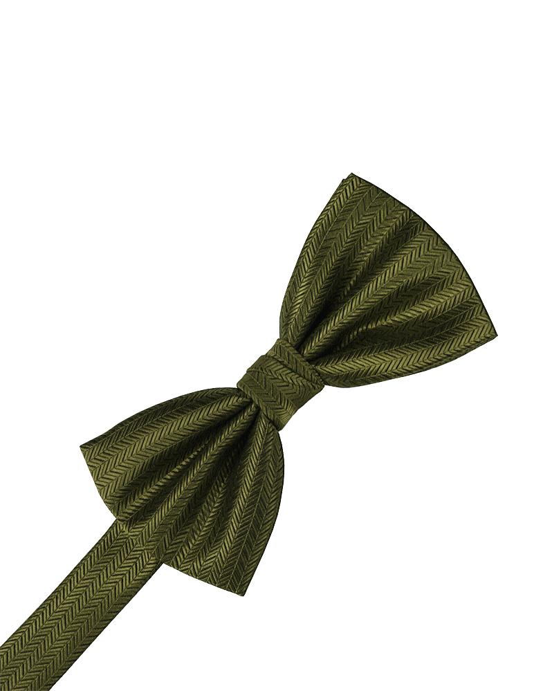 Cardi Fern Herringbone Bow Tie