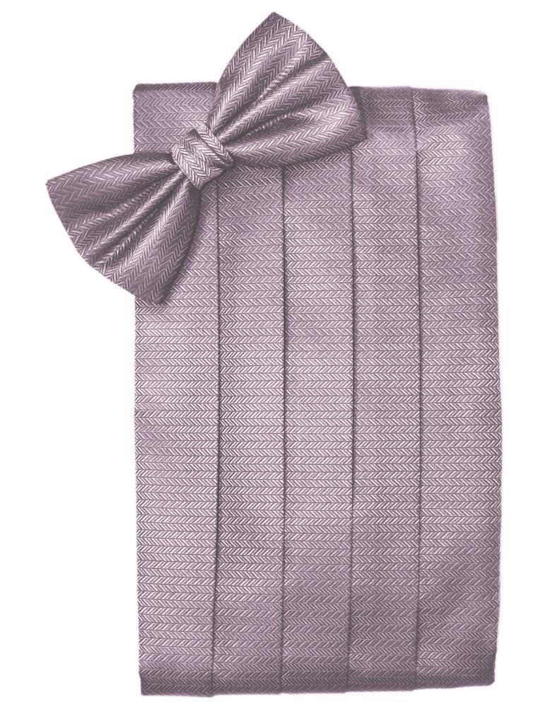 Cardi Frosty Pink Herringbone Cummerbund