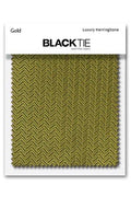 Cardi Gold Herringbone Fabric Swatch