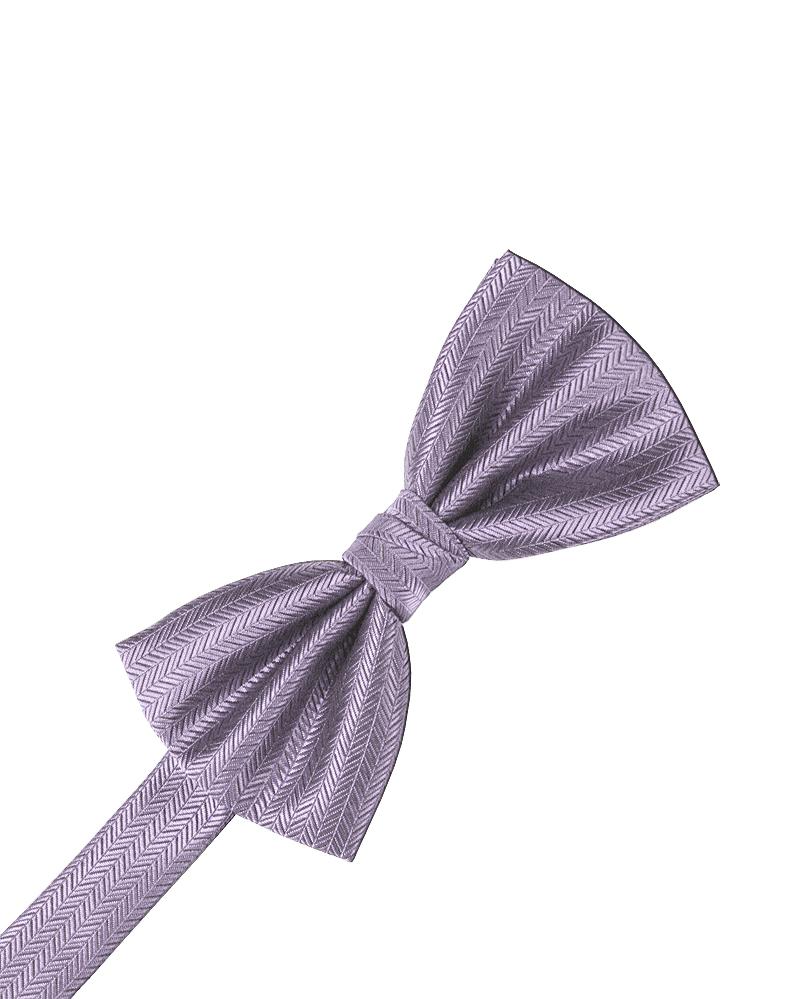 Cardi Heather Herringbone Bow Tie