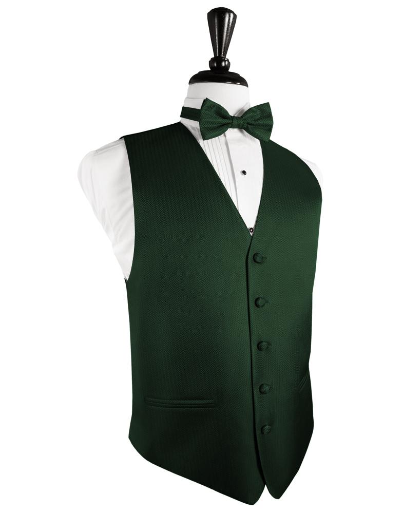 Cardi Hunter Herringbone Tuxedo Vest