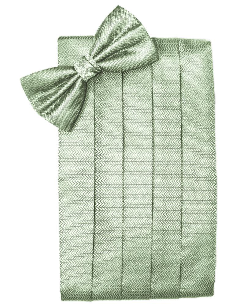 Cardi Mint Herringbone Cummerbund