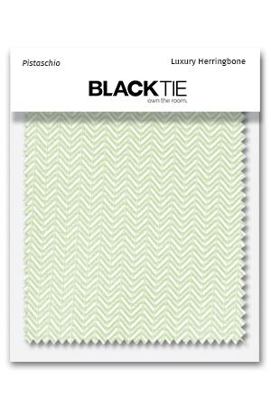 Cardi Pistachio Herringbone Fabric Swatch