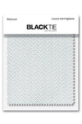 Cardi Platinum Herringbone Fabric Swatch
