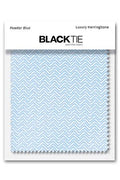 Cardi Powder Blue Herringbone Fabric Swatch
