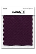 Cardi Sangria Herringbone Fabric Swatch