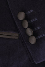 BLACKTIE "Liam" Navy Velvet Jacket