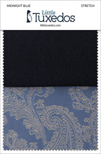 BLACKTIE Midnight Blue Stretch Fabric Swatch