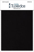 BLACKTIE Onyx Black Stretch Fabric Swatch