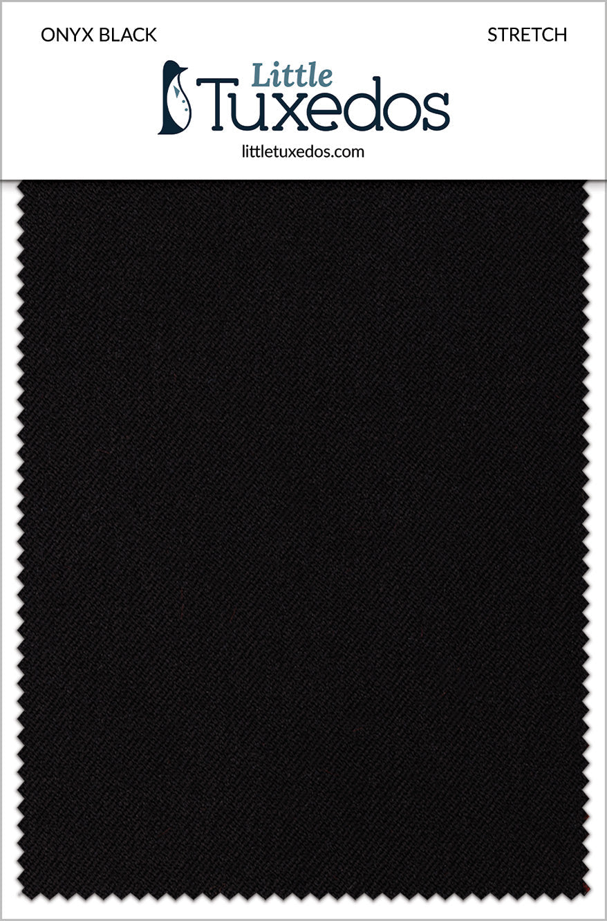 BLACKTIE Onyx Black Stretch Fabric Swatch