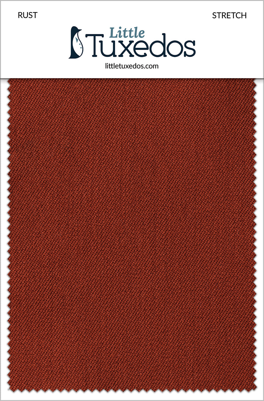 BLACKTIE Rust Stretch Fabric Swatch